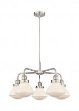  916-5CR-SN-G321 - Olean - 5 Light - 25 inch - Satin Nickel - Chandelier