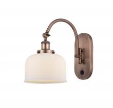  918-1W-AC-G71 - Bell - 1 Light - 8 inch - Antique Copper - Sconce