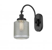  918-1W-BK-G262 - Stanton - 1 Light - 6 inch - Matte Black - Sconce