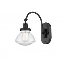  918-1W-BK-G322 - Olean - 1 Light - 7 inch - Matte Black - Sconce