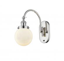  918-1W-PN-G201-6-LED - Beacon - 1 Light - 6 inch - Polished Nickel - Sconce