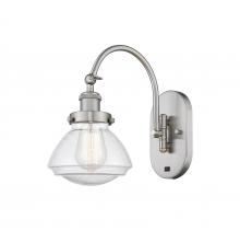  918-1W-SN-G324 - Olean - 1 Light - 7 inch - Brushed Satin Nickel - Sconce