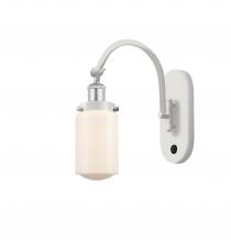  918-1W-WPC-G311 - Dover - 1 Light - 5 inch - White Polished Chrome - Sconce