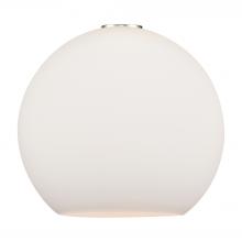  G121-12 - Athens 12" Matte White Glass