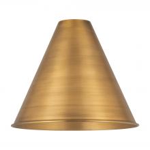  MBC-16-BB - Berkshire Light 16 inch Brushed Brass Metal Shade