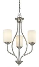  434-3-BN - 3 Light Chandelier