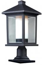  523PHB-533PM-BK - 1 Light Outdoor Pier Mounted Fixture