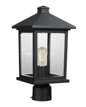  531PHMR-BK - 1 Light Outdoor Post Mount Fixture