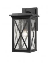  583B-BK - 1 Light Outdoor Wall Light