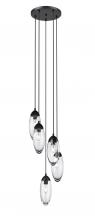  651P-5R-MB - 5 Light Chandelier