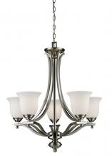  704-5-BN - 5 Light Chandelier