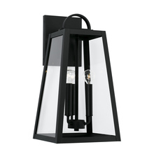  943732BK - 3 Light Outdoor Wall Lantern