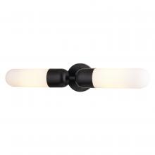  W0481 - Thalia 24.75-in. 2 Light Wall Light Matte Black