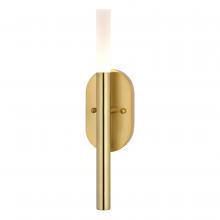  W0490 - Fulton 1 Light LED Wall Light Satin Brass