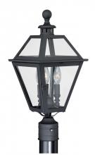  T0082 - Nottingham 9-in Outdoor Post Light Textured Black