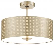  P5747-695 - Grid - 3 Light Semi Flush