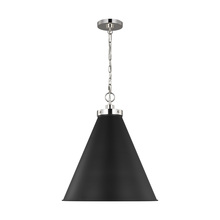  CP1281MBKPN - Wellfleet Large Cone Pendant