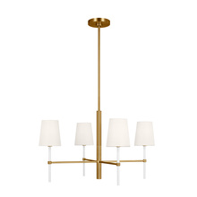  KSC1074BBSGW - Monroe Small Chandelier