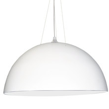  114-313P-WH - 3 Bulb Pendant, White Finish