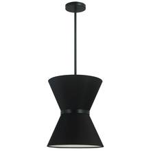  CTN-121P-MB-797 - 1LT Incandescent Pendant, MB w/ BK Shade