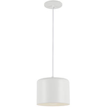  EMI-81P-MW - 1LT Incand Pendant,  MW Shade