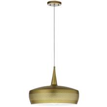  PXE-161P-AGB - 1LT Incandescent Pendant, Painted Aged Brass