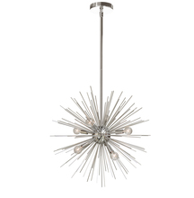  VEG-196P-SV-PC - 6LT Pendant, Silver & Polished Chrome Finish