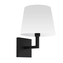  WHN-91W-MB-WH - 1LT Incandescent Wall Sconce,  MB w/ White Shade