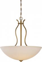  60/5817 - Dillard - 4 Light Pendant with White Glass