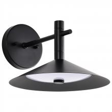  62/2074 - Corrine; 10 Inch LED Wall Sconce; Matte Black; 3K/4K/5K CCT Selectable