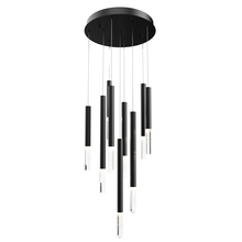  E11029-95BK - Diaphane-Multi-Light Pendant