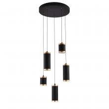  E22945-BKGLD - Cuff-Multi-Light Pendant